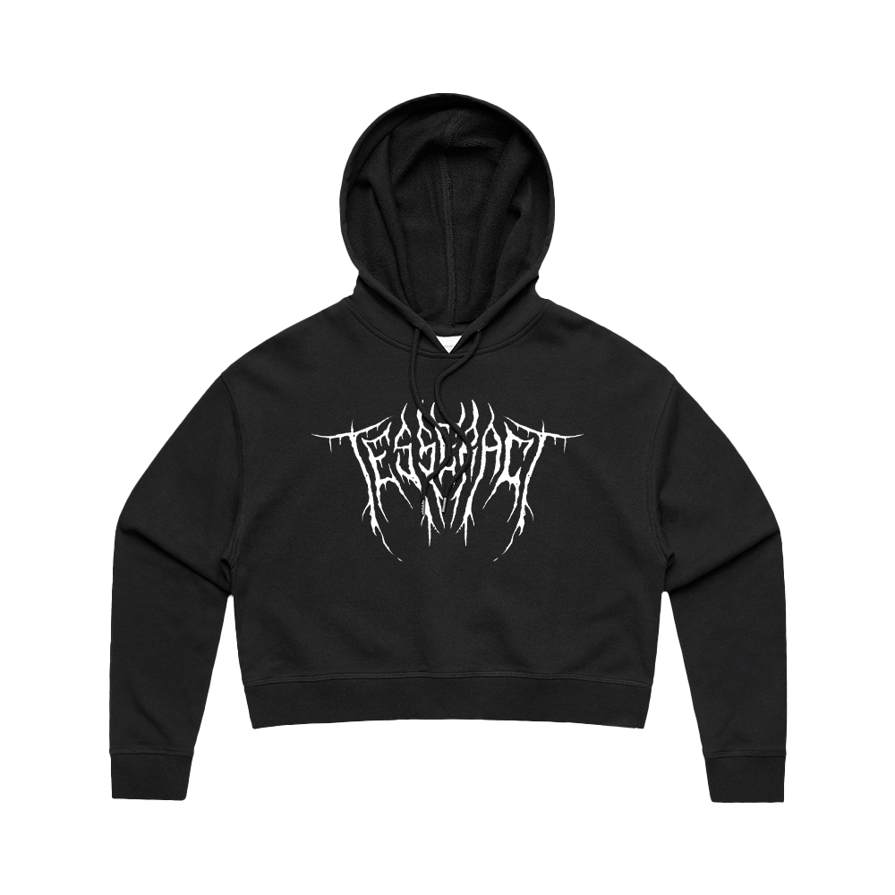 Logo Cropped Hood - Black