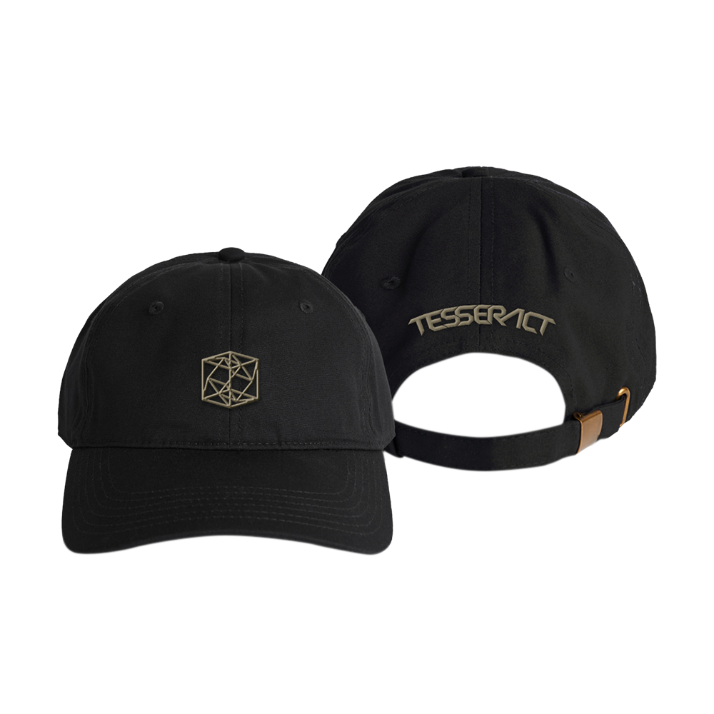 Embroidered Cube Cap - Black