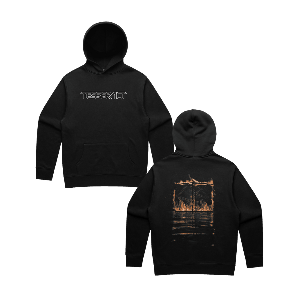 Burning Cube Hood - Black