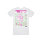 Neon Samurai Tee - White